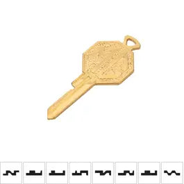 163-320 GAC1050X KEY BLANK FA