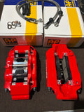 R53 AP BRAKE UPGRADE KIT 4 POT CALIPERS WITH 2 PIECE DISCS
