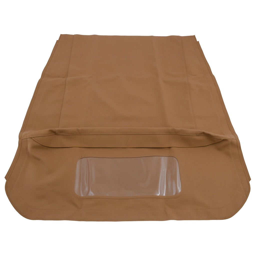 241-970 MG TC HOOD TAN DOUBLE DUCK 1 WINDOW