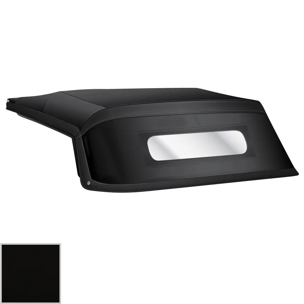 241-951 MG TC HOOD SINGLE WINDOW STAYFAST BLACK