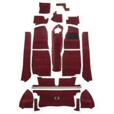 244-311 MG MGB MK1 PREMIUM QUALITY CARPET KIT - RED