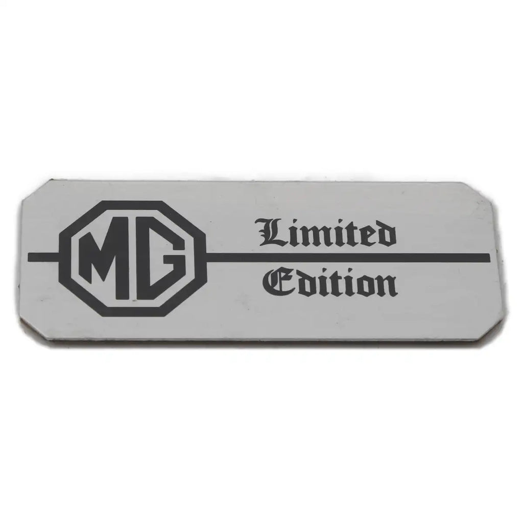 453-755 MGB LE LIMITED EDITION DASH PLAQUE