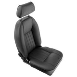 646-310 MGB SUFFOLK SEAT SET LEATHER BLACK PAIR