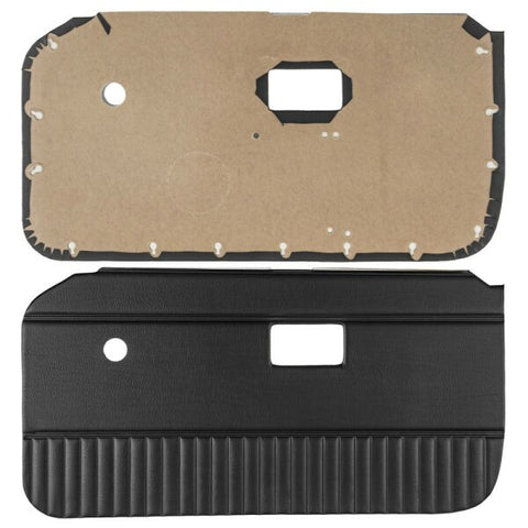 BDP125A TKA4144/5 MGB DOOR PANELS 70-71 BLACK PLAIN