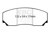 DP8002.17SR11 EBC RACING SR11 SERIES BRAKE PAD SET AP BIG BRAKE
