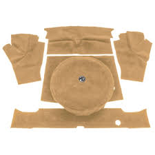 242-852 MGB ROADSTER BOOT CARPET KIT SET HONEY TAN
