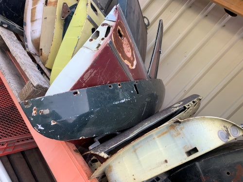 457-120 HZA132 457-121 MG MGB FRONT VALANCE CHROME BUMPER 62-72 USED