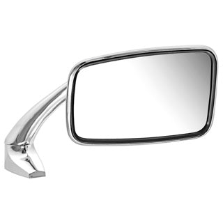 165-258 YKC2960 DOOR MIRROR ASSEMBLY FLAT STAINLESS RH