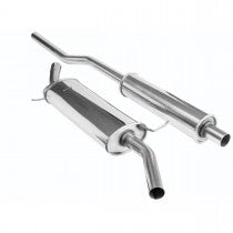 114-329 GEX50RC EXHAUST STAINLESS STEEL RC50 SIDE EXIT TWIN BOX