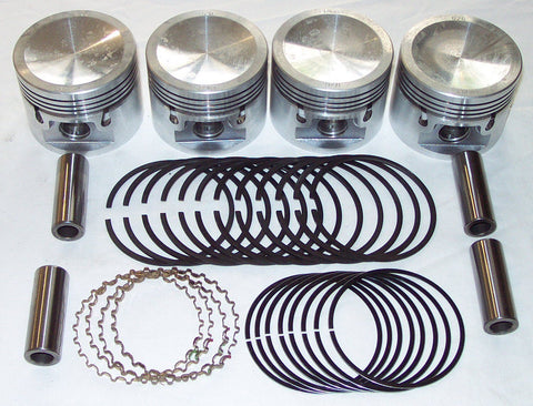 12H2521 MG MGB PISTON SET 5 BRG STD SUITS CIRCLIP OR PRESSFIT