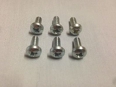 322-940 PMZ307 MG MGB SPRITE/MIDGET PAN HEAD SCREWS x6 - 3/16" UNF x 7/16" - MG Sales & Service