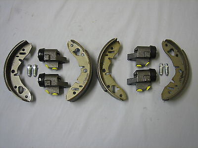 GBS733AFK MINI MORRIS LEYLAND CLUBMAN MOKE FRONT BRAKE SHOE + WHEEL CYLINDER KIT - MG Sales & Service - 1