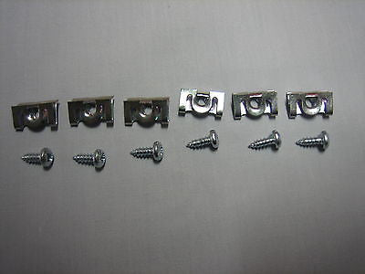 323-430KM MG MGB GLOVEBOX SCREW AND CLIP x6 - MG Sales & Service