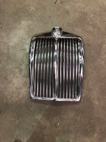 MG ZA ZB CHROME GRILLE USED