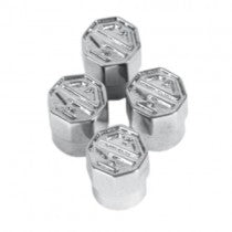 215-825 GAC1054X VALVE CAP MG CREST NICKEL PLATED X 1