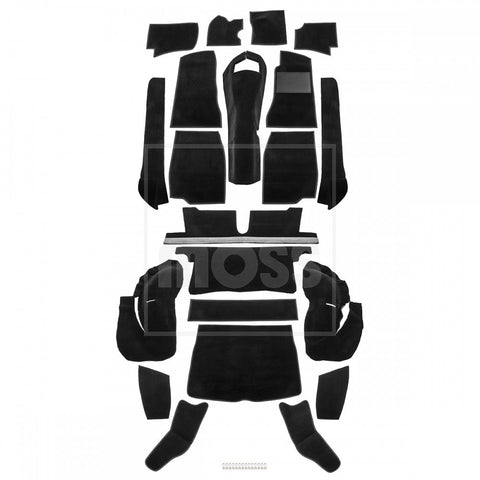 244-326 MGB GT MK1 BLACK PREMIUM CARPET KIT