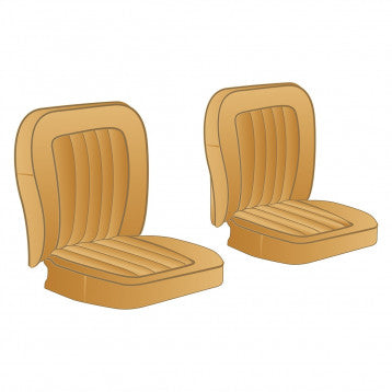 246-063 SEAT COVER KIT MGA ROADSTER DELUXE LEATHER HONEY TAN