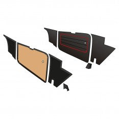 246-380 TRIM KIT MGA COUPE DELUXE BLACK/RED