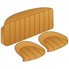 246-942 246-942 SEAT KIT  REAR  HONE