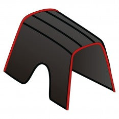 247-180 247-180 ARM REST AH BLACK/RE