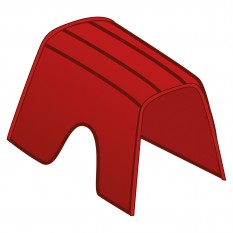 247-190 247-190 ARMREST  RED/RED