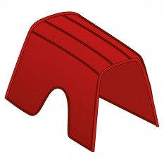 247-260 247-260 ARMREST RED/RED
