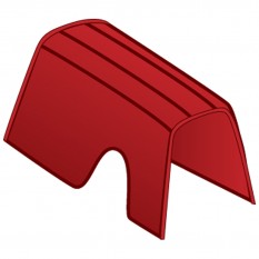 247-265 247-265 ARMREST LTH RED/RED