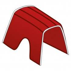 247-270 247-270 ARMREST RED/WHITE