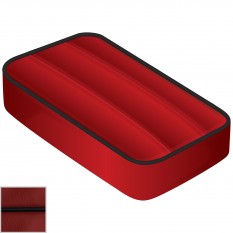 247-405 247-405 ARMREST LTH RED/BLK