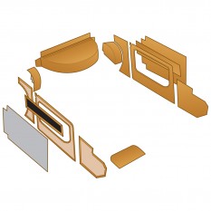 247-912 247-912 TRIM KIT VIN HNY TAN