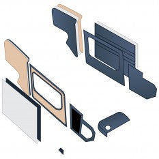 248-020 248-020 TRIM KIT VIN BLU