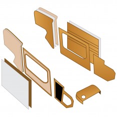 248-032 248-032 TRIM KIT VIN HNY TAN