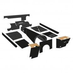248-720 248-720 CARPET SET BLACK RHD