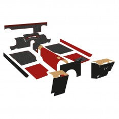 248-750 248-750 CARPET SET WOOL BLK