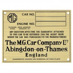 408-405 408-405 CHASSIS I.D. PLATE T