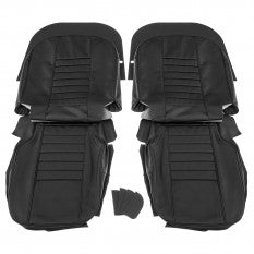 641-240 SEAT KIT FRONT MGB 69 BLACK/BLACK VINYL 69