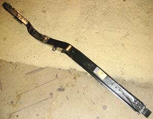 HZA439 MGB CHASSIS RAIL LEG LH FRONT CHROME BUMPER 62-74