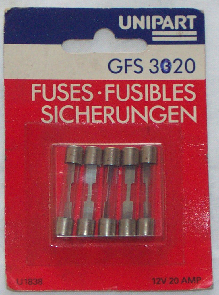 GFS3020 FUSE 20AMP 5PACK