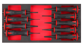 T-F1ET38 9 pc PUNCH & PIN SET 1/3 DRAWER FIXMAN