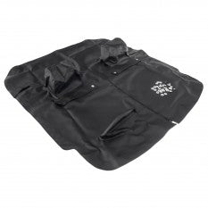 BHH542 TONNEAU MGB EARED TYPE HEADRESTS BLACK VINYL