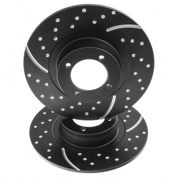 BTB387G EBC BRAKE DISCS GROOVED DOTTED PAIR MGB