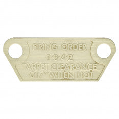 408-835 CRB205 FIRING ORDER PLATE