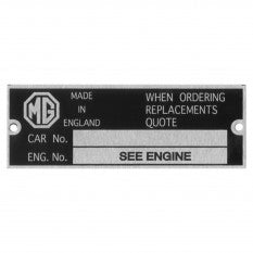 408-310 CRCP311 CH/PLATE MG CAR 61-5