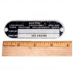 116-065 CRCP314 CH/PLATE AUSTIN MINI
