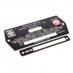 408-340 CRCP346 CHASSIS ID PLATE PAIR US