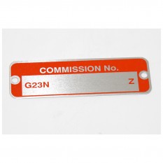 408-335 CRCP356 CH/PLATE MGB ROADSTE