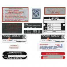 410-170 CRMGK510 DECAL KIT MGB ROADSTER 75-80