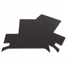FL134A MG MGB FOOTWELL LINER >70 BLACK KICK PANELS