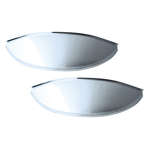 116-033 GAC7999X HEADLIGHT EYEBROWS PAIR CHROME