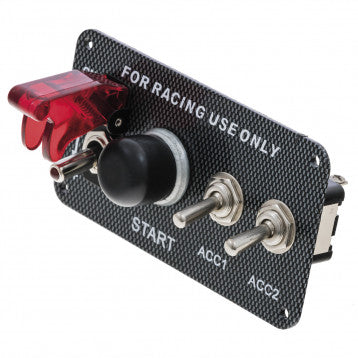 GAE9106 SWITCH PLINTH IGNITION START PLUS 2X ACCESSORY AND LED